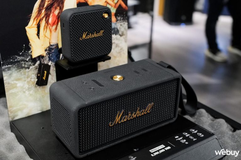 Cận cảnh loa di động Marshall Middleton tại Việt Nam: Công suất 50W, kháng nước và bụi mạnh IP67 - Ảnh 1.